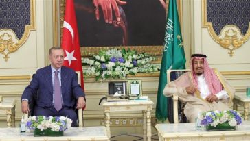 Erdoğan Suudi Arabistan Kralıyla Baş Başa Görüştü