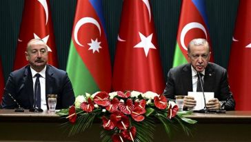 Azerbaycan Cumhurbaşkanı Aliyev, Ankara'da Erdoğan'la Görüştü