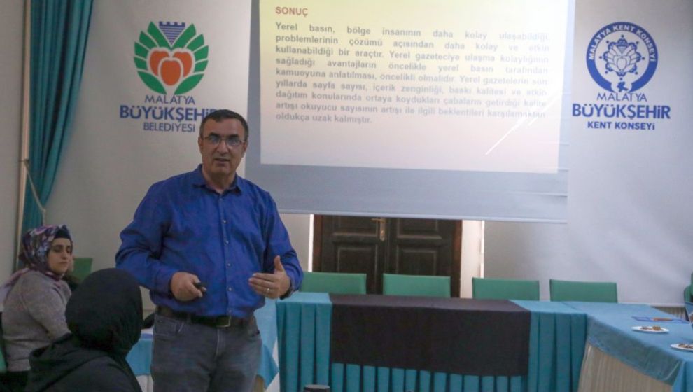Yazar Kızılkaya, 'Kültür Mirası Okulu'nda Malatya Basın Tarihini Anlattı
