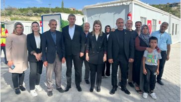 Milletvekili Ölmeztoprak'tan Yazıhan'da Konteyner Ziyareti