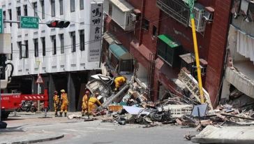 Tayvan'da 7.4 Büyüklüğünde Depremde 9 Ölü